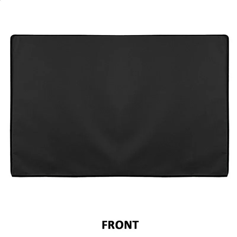 Outdoor TV Screen Dust Cover Black LCD Television Set Water Dust Resistant Protect Bag 24 38 42 48 52 65inch 240829