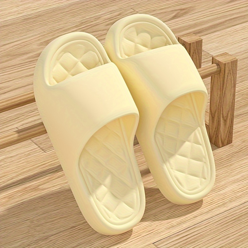 Cozy EVA Slides - Soft, Breathable, and Comfortable Indoor Shoes for All Seasons - Easy Slip-On Design, Solid Color, and Anti-Slip Sole