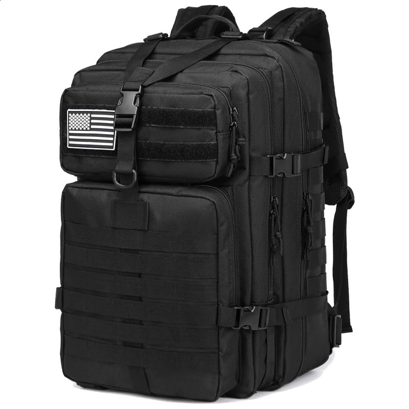 45L Tactical Backpack for Men Army Backpacks Large 3 DayOutdoor Pack Bug out Bag 240829