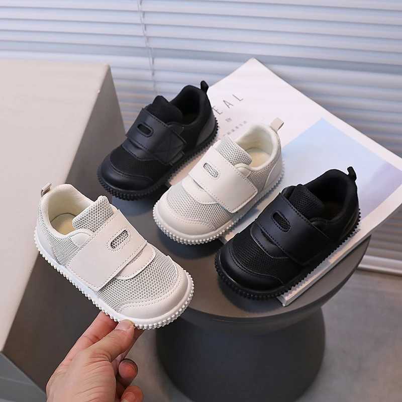 Childrens casual shoes Air Mesh anti slip foldable black beige childrens sports shoes autumn unisex running childrens boys and girls tennis shoes W250