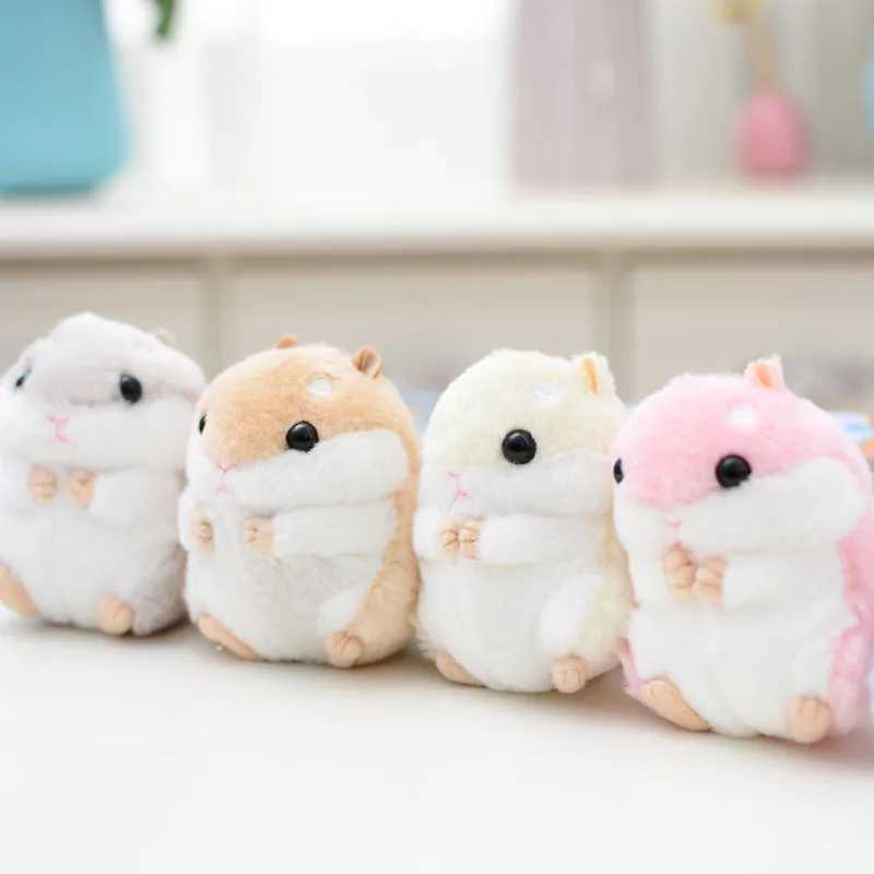 Plush Toys Animal Children toys key chain Stuffed 10cm Hamster pendant KAWaii Dolls Kids Child Christmas Gifts bag Doll For babyXJ24088
