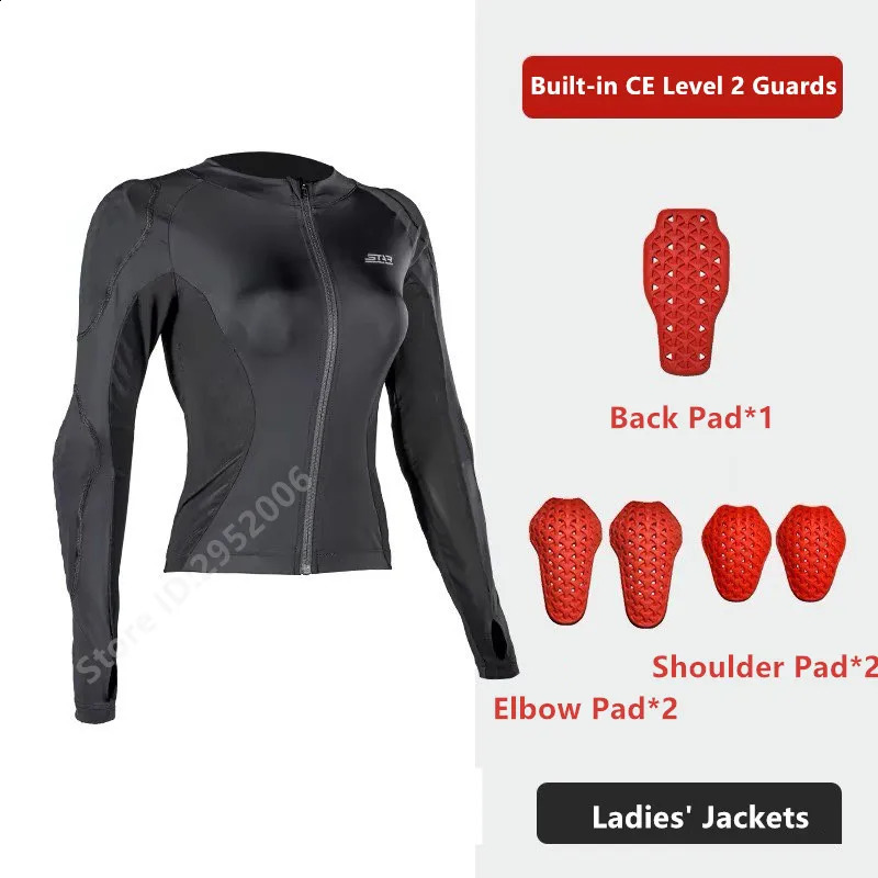 Women Summer Motorcycle Full Body Armor Jacket Lady Motorbike Riding Clothing Jackets Moto Motocross CE Level 2 Protective Gear 240829
