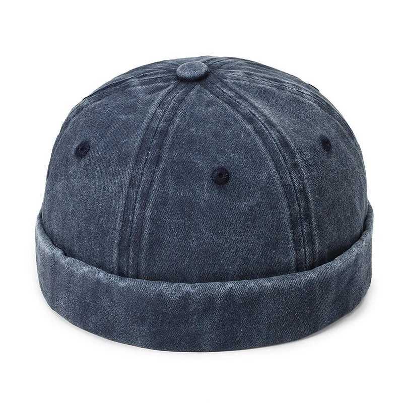 Brilless Sklies hat retro cotton mens adjustable landlord Docker hat Mtipurpos Beanie hat streetwear De hat hip-hop hat X250212