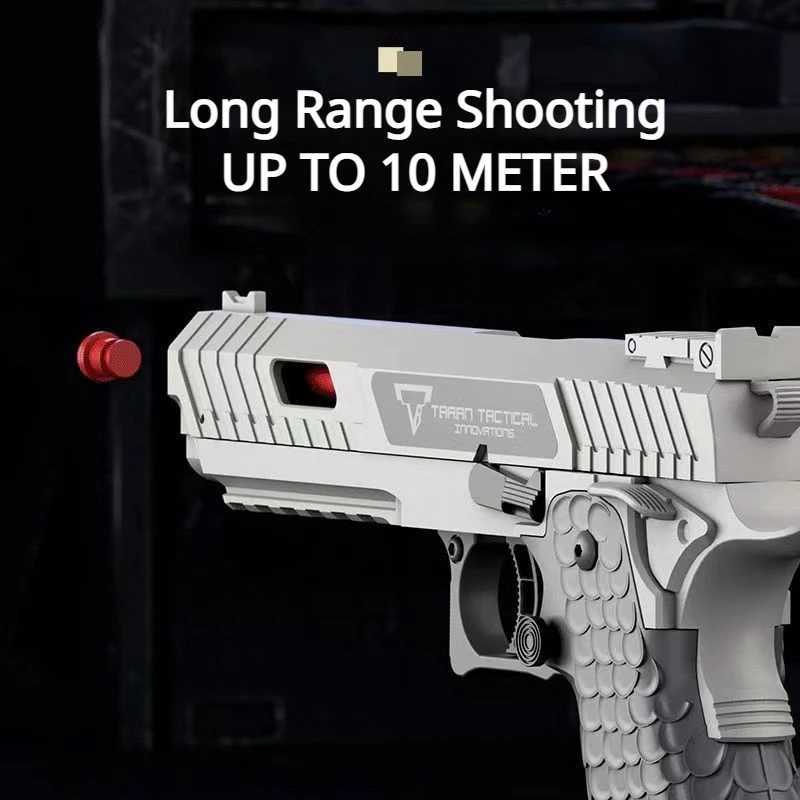 Automatic Desert Eagle TTI2011 USP Pistol Continuous Shooting Shell Spray Air Hanging Revolver Outdoor Shooting Toy Gun W240829