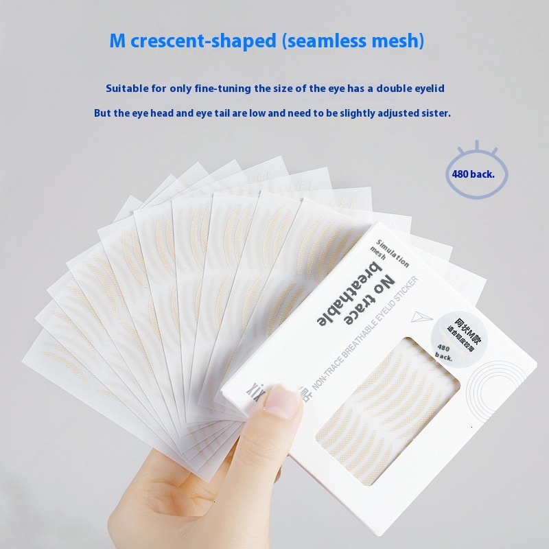 Double Eyelid Enhancer with Xixi's Unseen Bubble Design - Non-irritating Adhesive Eye Patches