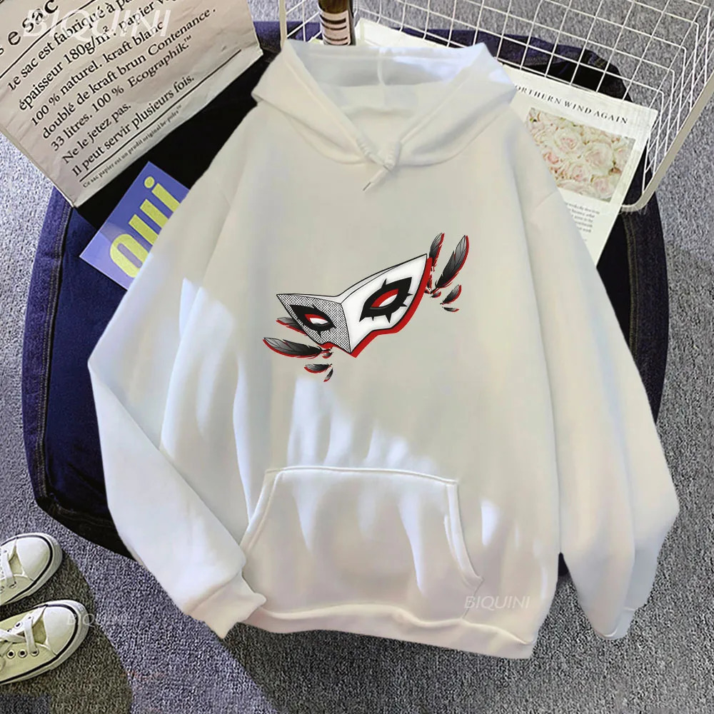 Persona 5 atlus stiehlt anime dos desenhos animados harajuku hoddies masculino streetwear unissex camisolas pullovers 240829
