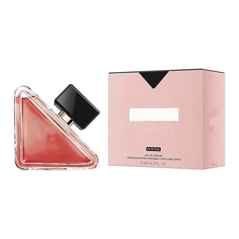 High Quality cologne virtual wer perfume paradoxe intense for women lady girls 90ml 30ml triangle Parfum spray charming fragrance