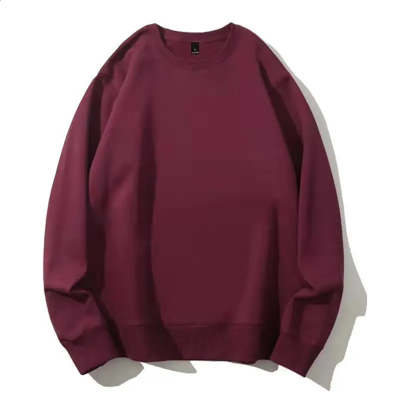 Heavy duty sweater mens plush and thick silver fox velvet color womens dark gray inner layer warm in winter 240829