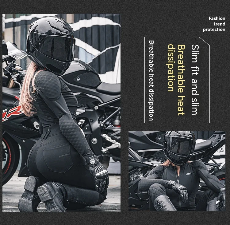 Women Summer Motorcycle Full Body Armor Jacket Lady Motorbike Riding Clothing Jackets Moto Motocross CE Level 2 Protective Gear 240829