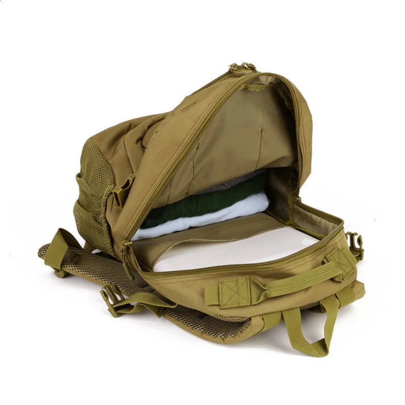 25L Backpack Tactical Bag Men Outdoor Sports Backpack Waterproof Hiking Camping Rucksack 14 Laptop Bag 240829
