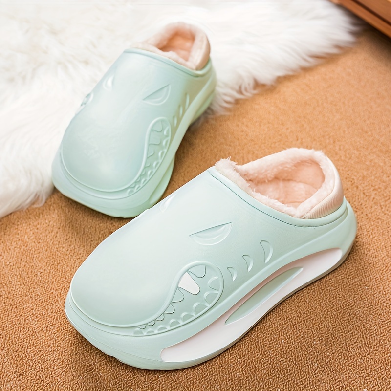 Men's Soft Plush Cozy House Slippers, Anti-skid Slip-on Shoes With Fuzzy Lining And Elastic Mouth For Indoor Outdoor Walking, Autumn And Winter