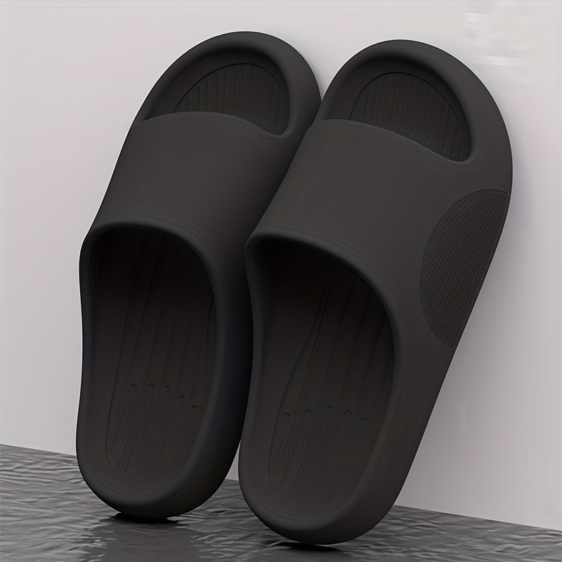 Mens Oversized Slippers - Ultra-Comfort Pillow Sole, Quik-Dry Eva, Odor-Eliminating - Versatile Beach to Home, Non-Slip Sandals