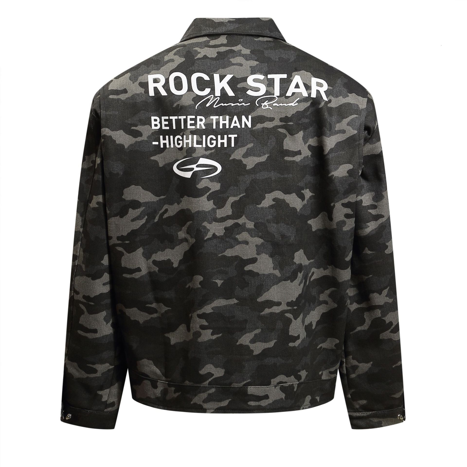 Autumn/winter New High Street American Vibe Camouflage Military Jacket Trendy Top