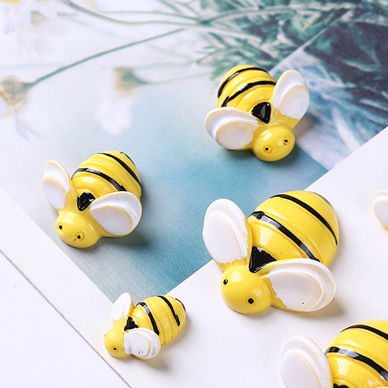 Cute Mini Bee Embellishments - Ideal for DIY Crafts, Jewelry, Scrapbooking & Home Decorations Pack of 200PCS