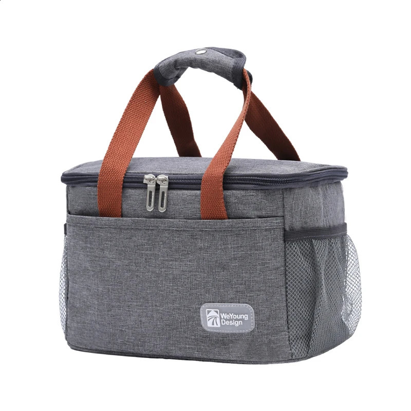 Large Capacity Thermal Insulation Lunch Bag Oxford Cloth Food Storage Picnic Bags Tote Portable Cooler Box Bags 250528
