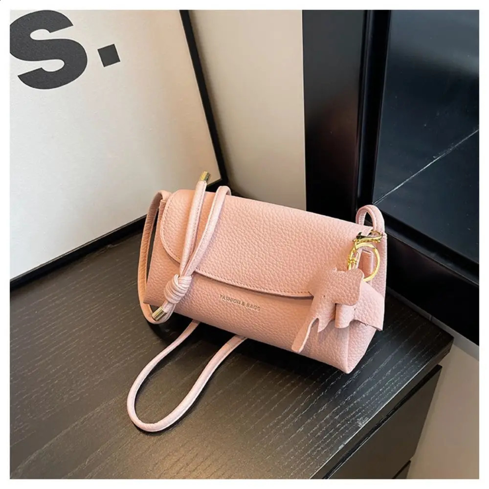Lychee Pattern Handbag The Adjustable Straps Multicolor Shoulder Bags PU Material Handbags Work 240828