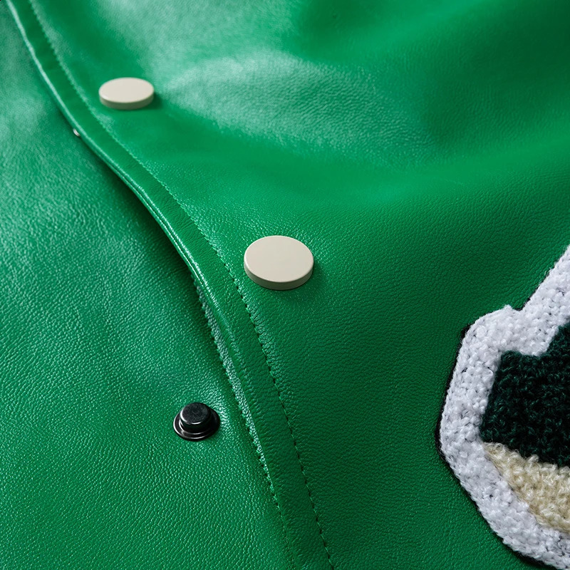 Mens letter embroidery patch work Harajuku University jacket Air Pilot baseball mens hiphop school uniform 240829