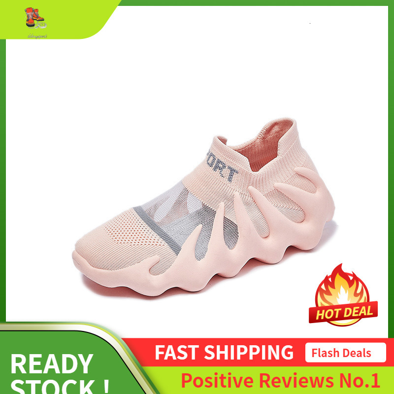 Ddmysports Ins Mesh Breathable Socks For Women Summer New Korean Version Flying Woven Xiaolongbao Running Casual Shoes OUTDOOR