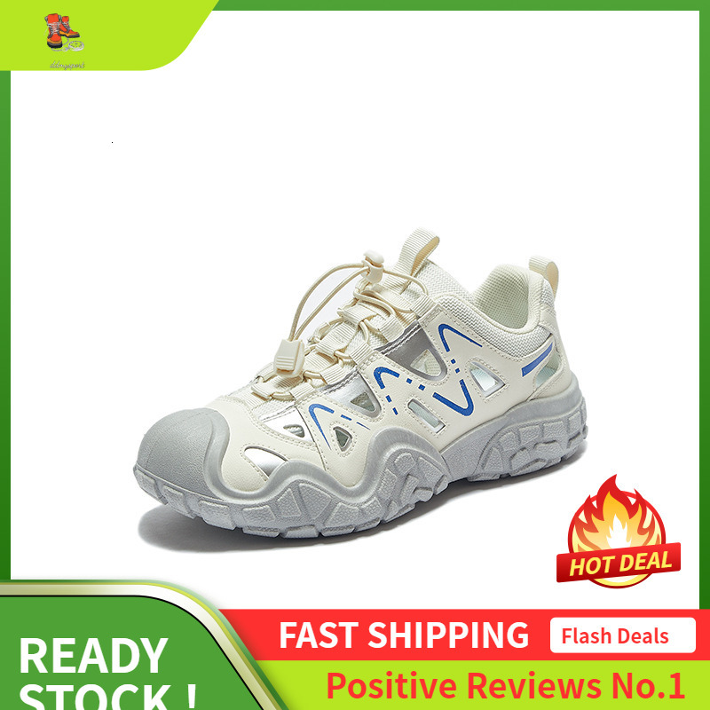 Ddmysports Instagram Korean New Dad Shoes Female Summer Student Running Sports Leisure Ollow Breathable Street Shoot OUTDOOR
