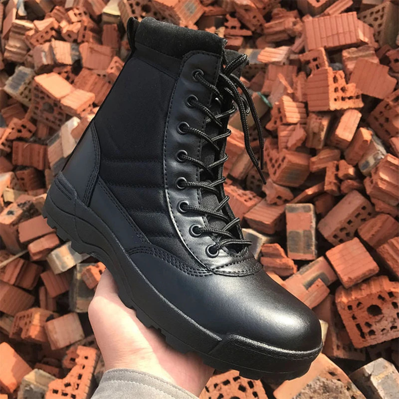 Fashion Men Winter Outdoor Canvas Breathable Boots Plus Size Desert Boot Mens Hiking Shoes 240828