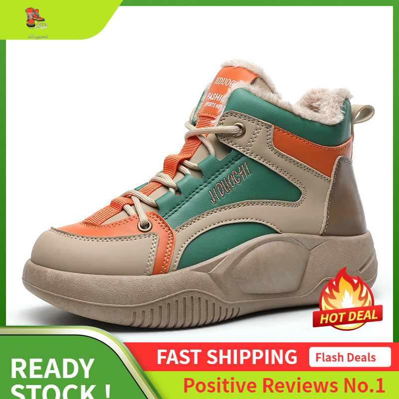 Ddmysports Style K Plush Eight Increasing Thick Soled Women S Shoes New Korean Version Versatile Net OUTDOOR