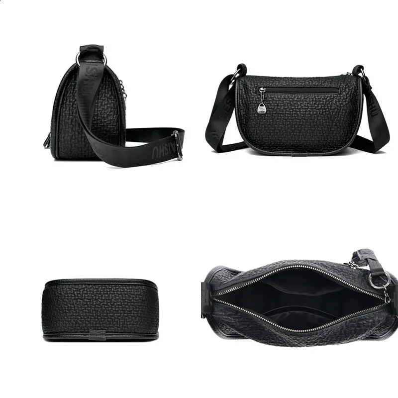 Handbag Genuine Leather Women Tote Ladies Shoulder Crossbody Bag Fashion Female Wallet 240829