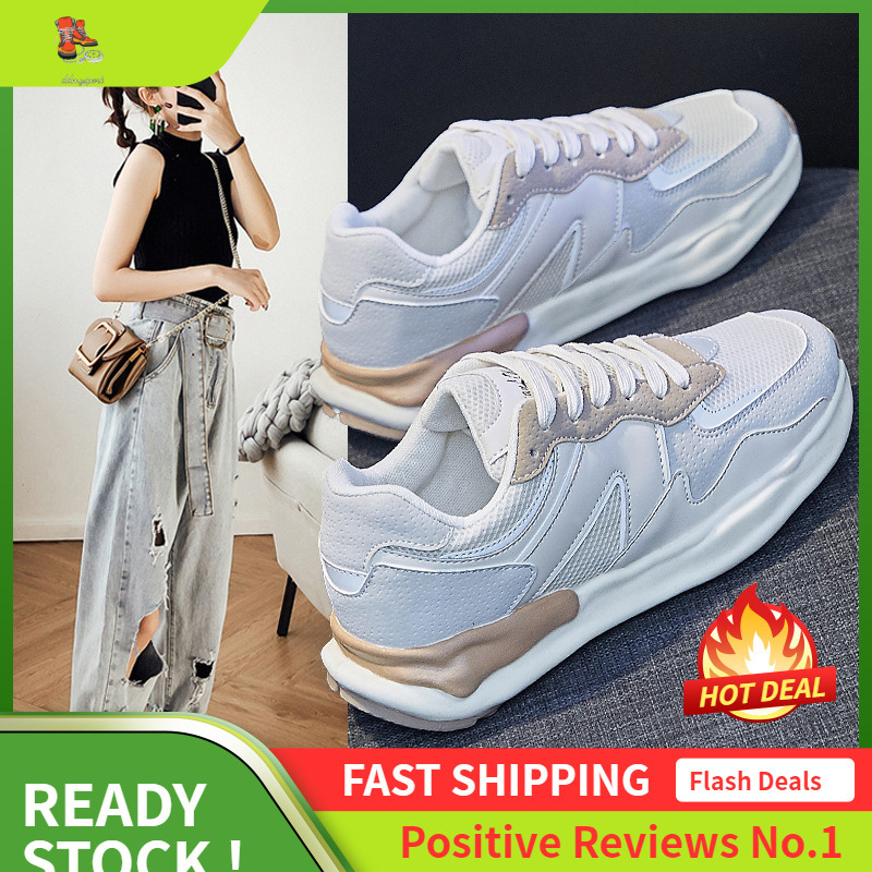 Ddmysports Instagram Korean Version Forrest Gump Spring New Student Running Versatile White Shoes For Women LY OUTDOOR