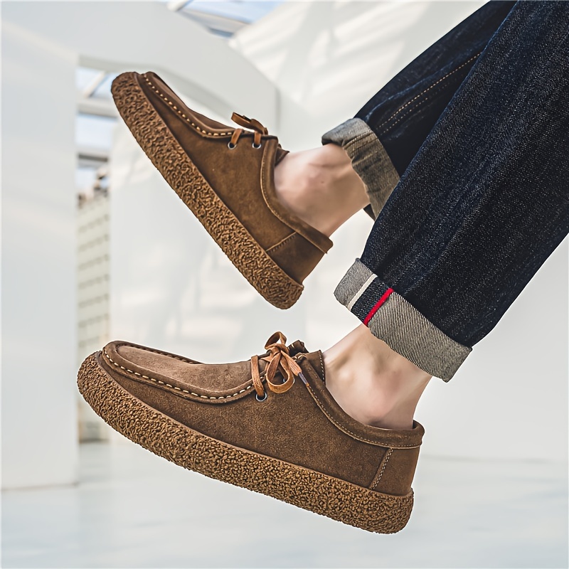 Men's Breathable Retro Slip-On Loafers - Casual Summer Shoes With Soft Sole, Available In Beige, Black, Khaki