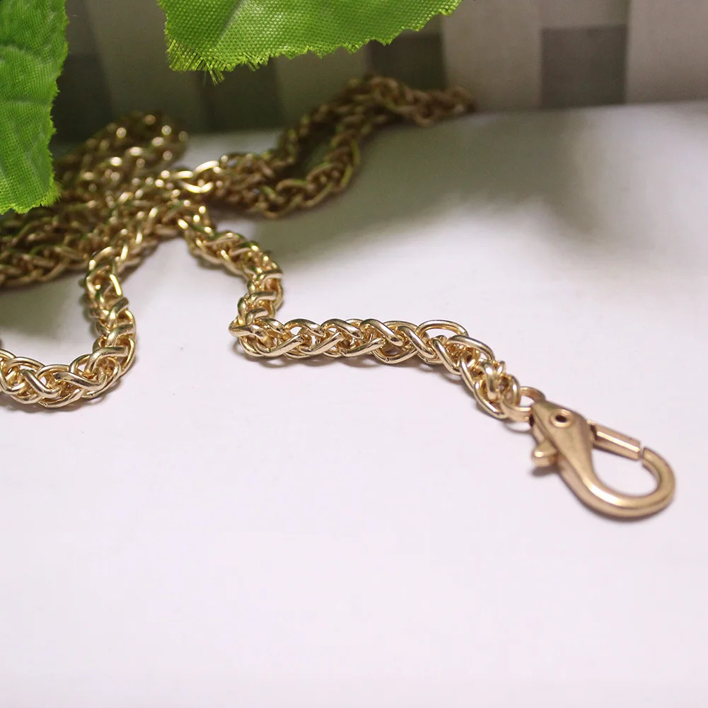 40-120CM 6MM Width Chain Shoulder Strap Replacement Women Handbag Crossbody Purse Chain Accessories For Bags 240828