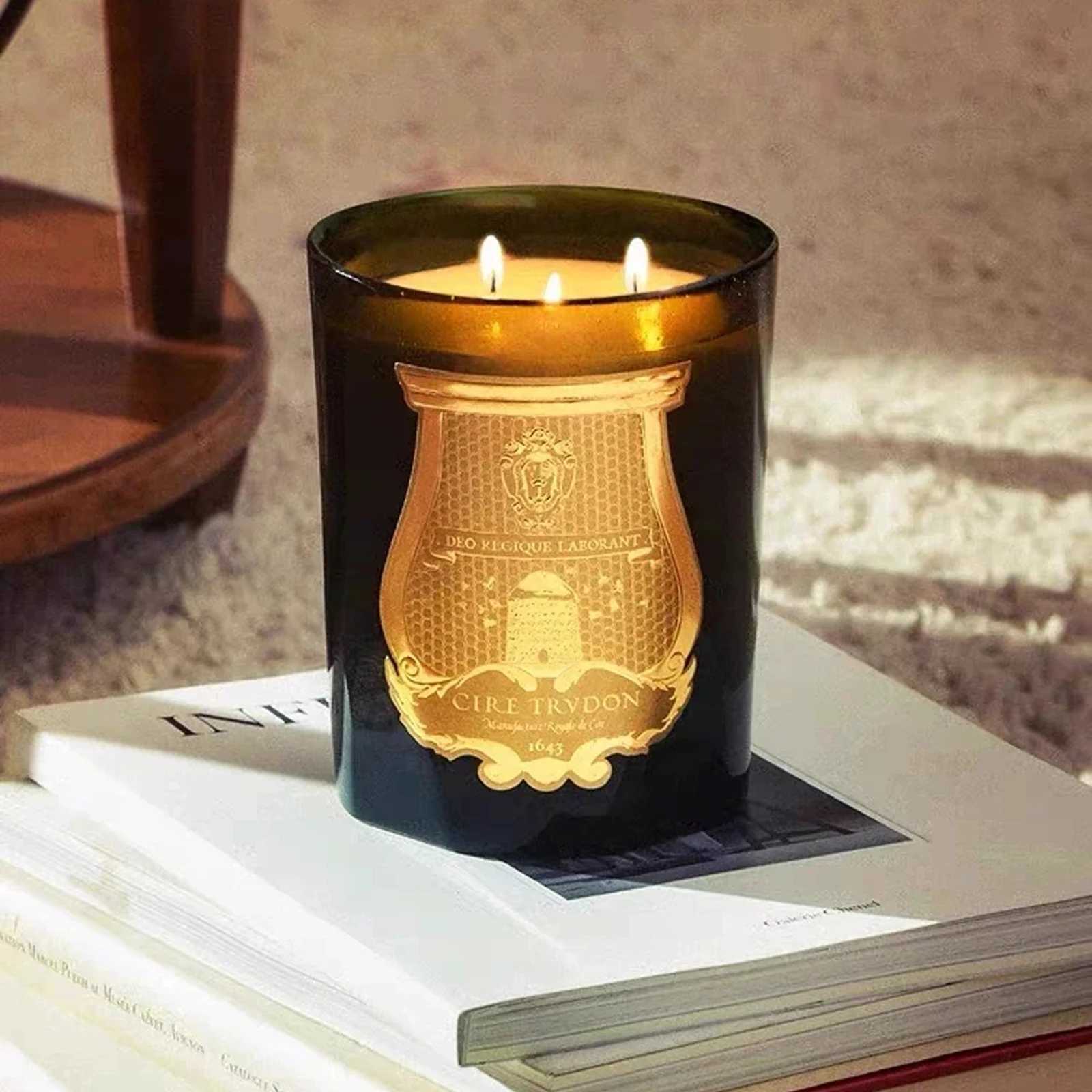 Scented Candle 270g French aromatherapy candle Moroccan mint tea fragrance long-lasting high-end Christmas gift set home decoration T240829