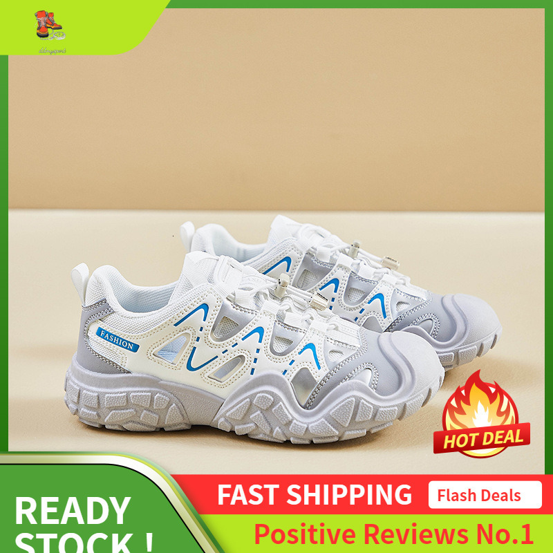 Ddmysports Ins Korean Version New Dad Shoes For Women Summer Student Running Sports Leisure Hollow Breathable Street Shot LD OUTDOOR