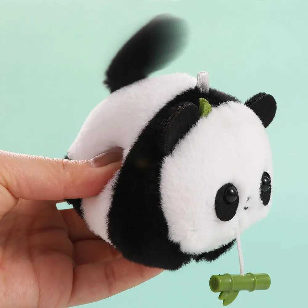 Little Cat That Can Wag Its Tail Cute Schoolbag Key Pendant Toy Plush Doll That Can Move By Pulling The RopeXJ240828