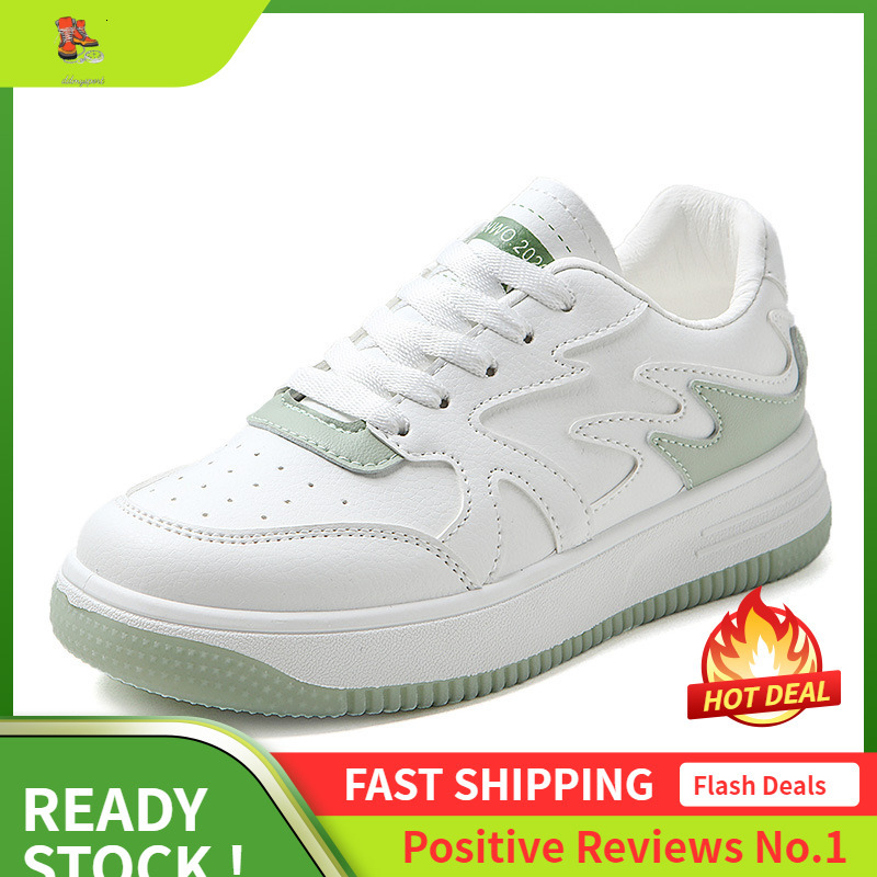 Ddmysports Thick Soled Small White For Women Spring Casual Fashionable Student Board Shoes Breathable And Versatile Height Increasing OUTDOOR