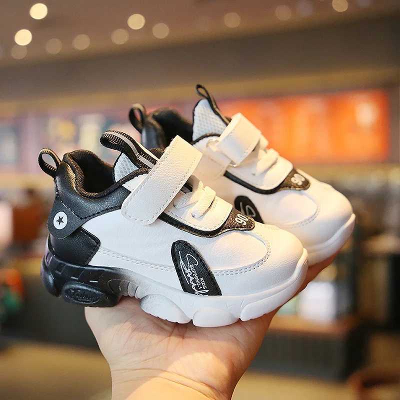 Size 20-31 childrens wear-resistant casual sports shoes baby anti slip childrens shoes girls boys and childrens soft soled running sports shoes W25040