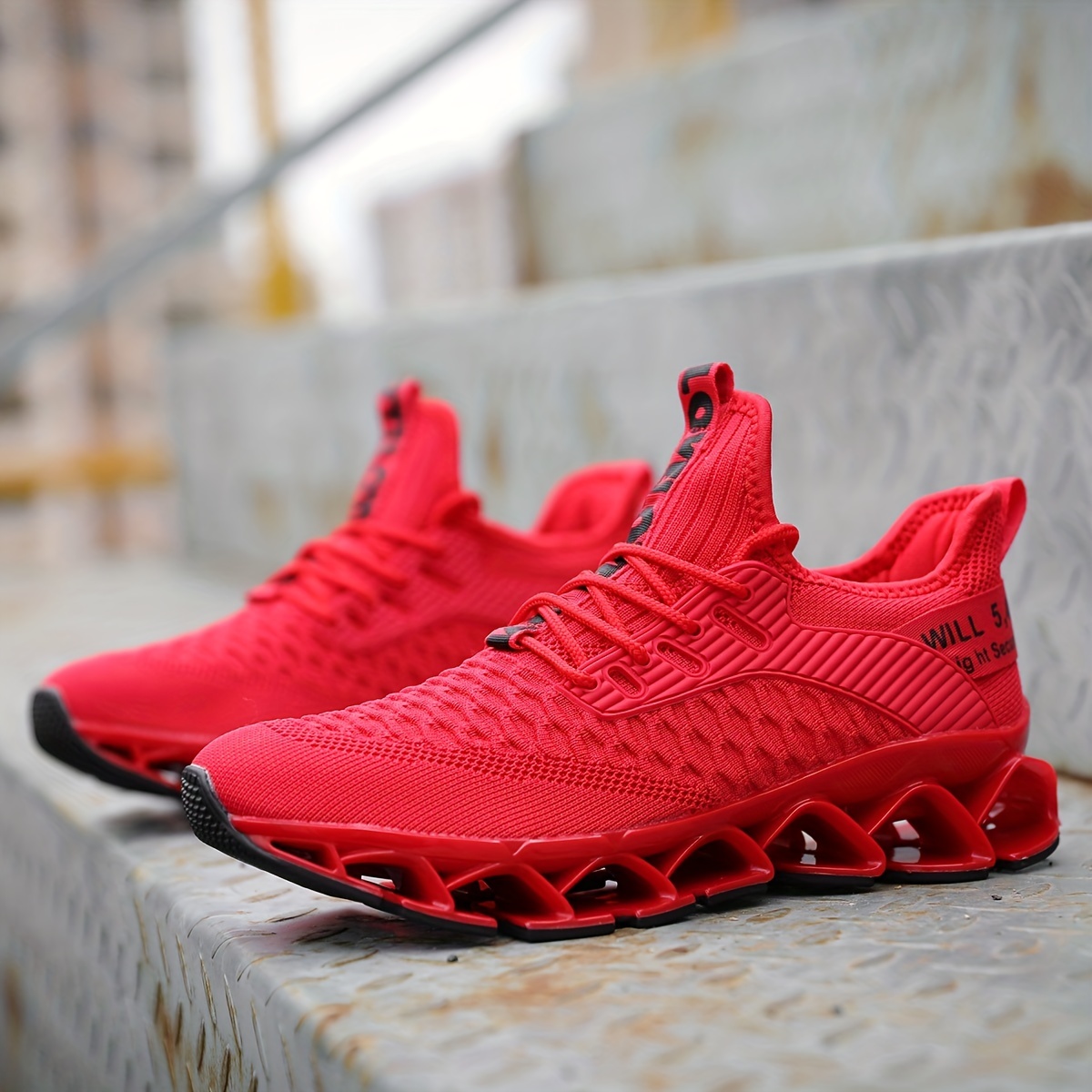 Odor-Resistant Men's Blade Sneakers - Lightweight and Breathable Slip-On Athletic Shoes sports trainers mens tennis shoes