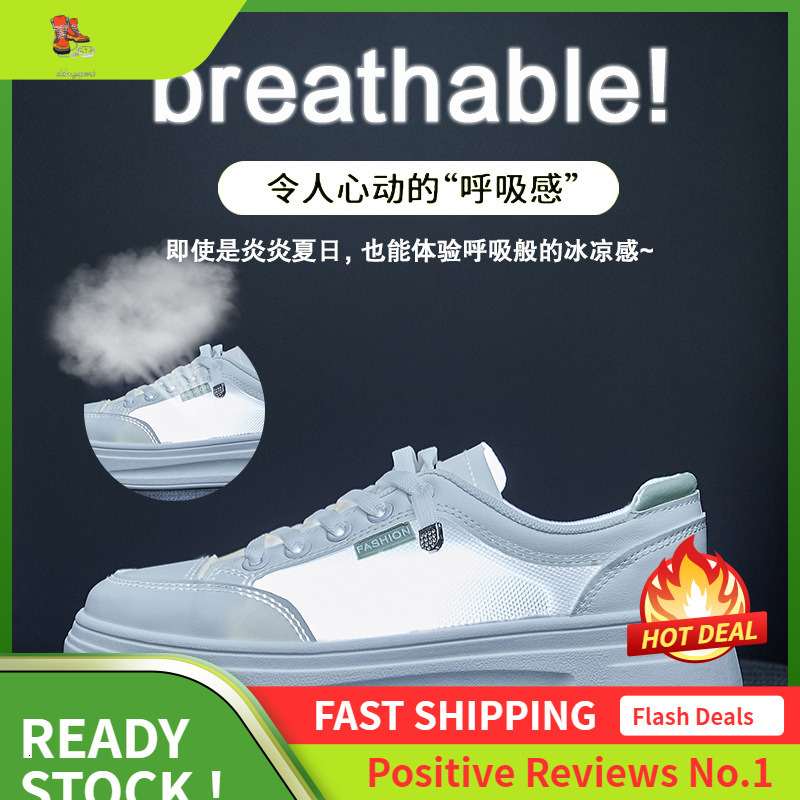 Ddmysports Instagram Little White Student Korean Edition Women S Fashion Summer New Mesh Breathable Casual Board Shoes Street Shoot K OUTDOOR