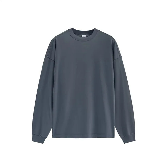 Abs Basic Style Mint Sun Protection Mens Long Sleeve Tshirt SpringSummer Solid Color 5in1 Technical Fabric 240829