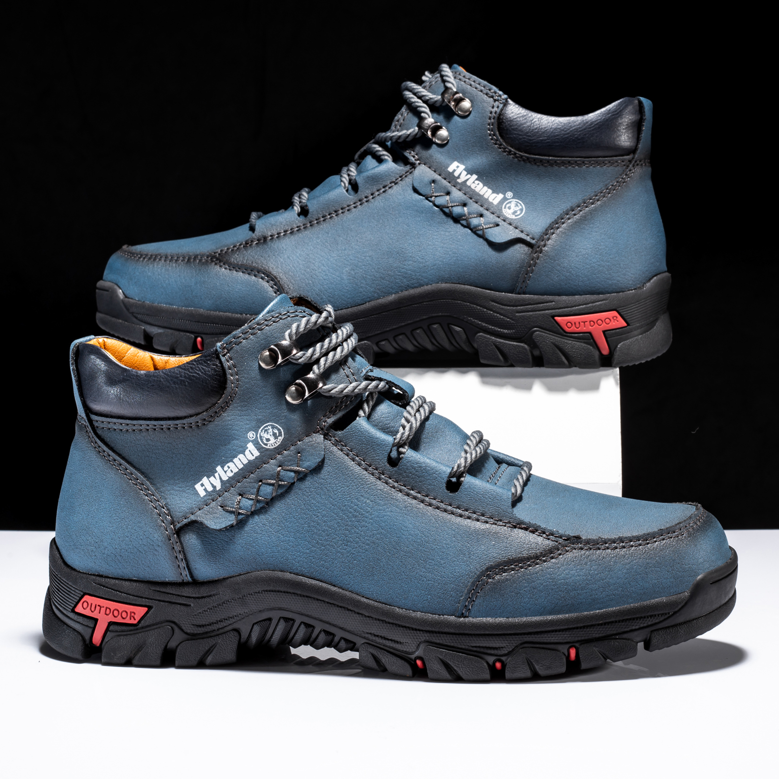 Ultra-Comfortable Boots for Men - Breathable, Non-Slip, and Water-Resistant Shoes with Classic Style for Walking, Hiking, and Mountaineering - Durable