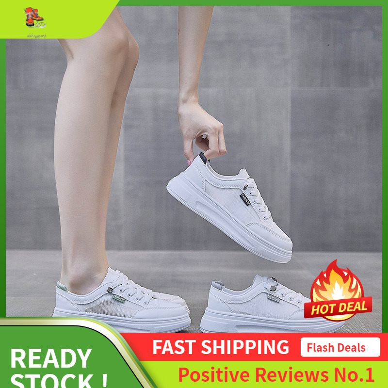 Ddmysports Instagram Little White Student Korean Edition Women S Fashion Summer New Mesh Breathable Casual Board Shoes Street Shoot K OUTDOOR