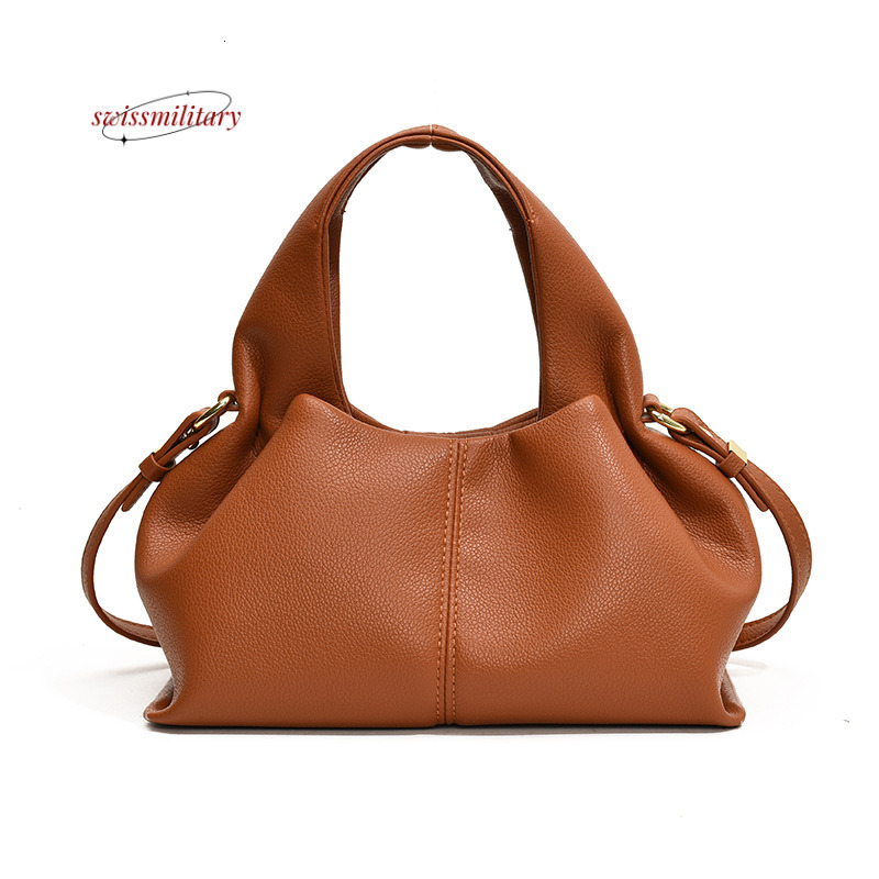 Swissmilitary French niche hand-held cloud for women, 2024 autumn new versatile lunch box bag, high-end single shoulder crossbody bag #41