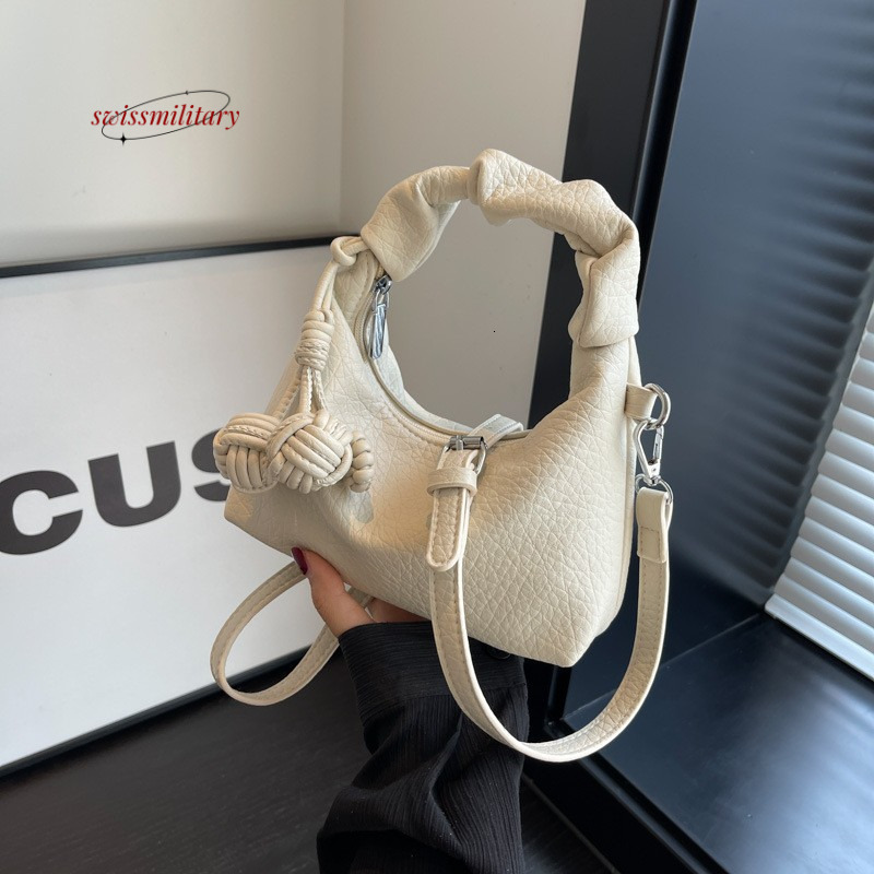 Swissmilitary This year's popular underarm for women in 2024, new niche fashion handbags, versatile single shoulder dumpling bags, crossbody bags