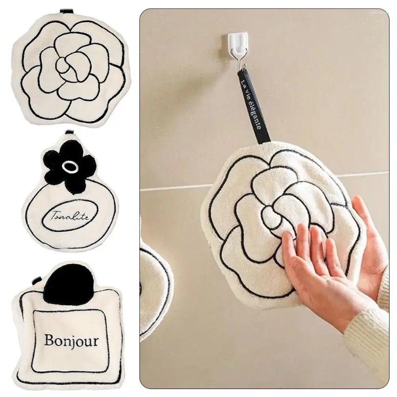 Towel Hanging Hand Double Layer Absorb Water Quick Drying Toilet Handkerchief Simple Household Children Fine