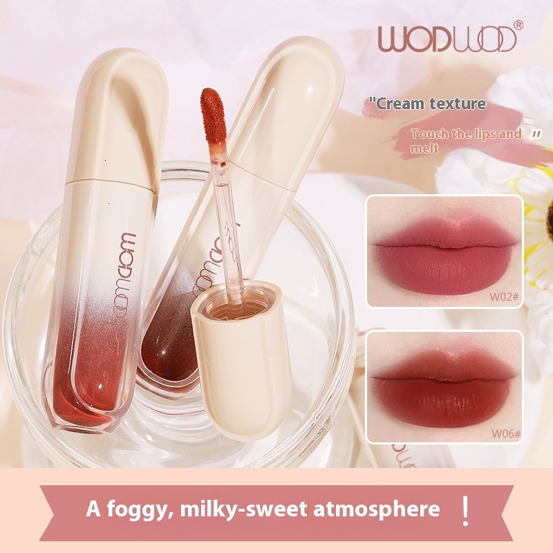 Affordable Matte Lipstick by WODWOD - Smooth Milk Cream Texture for a Subtle Look