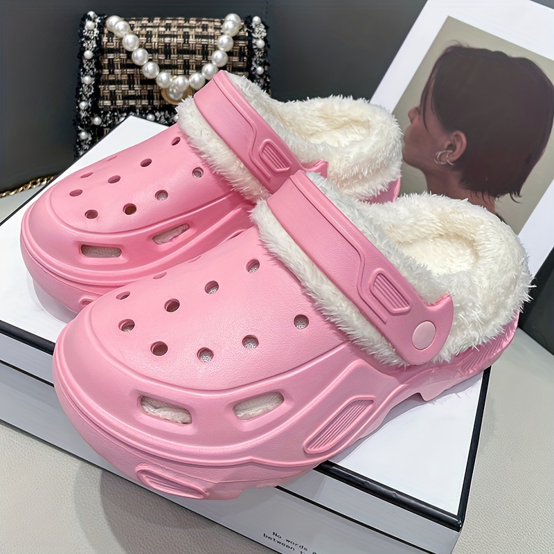 CozyPlus Thermal Slippers - Warm Fuzzy Lined, Non-Slip, Slip-On, EVA Plush, Soft, Breathable, Lightweight, Winter Platform Shoes for Cold Weather