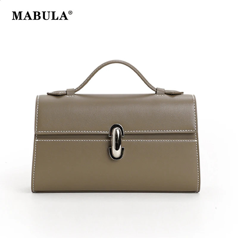 MABULA genuine leather womens clutch high-quality handbag 240828 7006 4