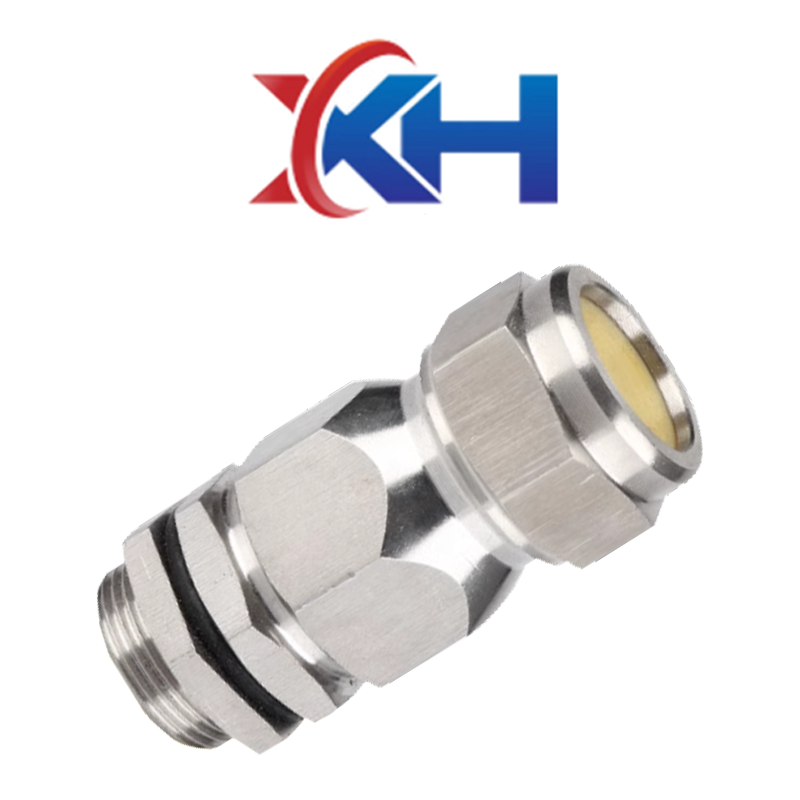 Durable 304 Stainless Steel Armored Gland with Sealant Properties for Robust Electrical Connections