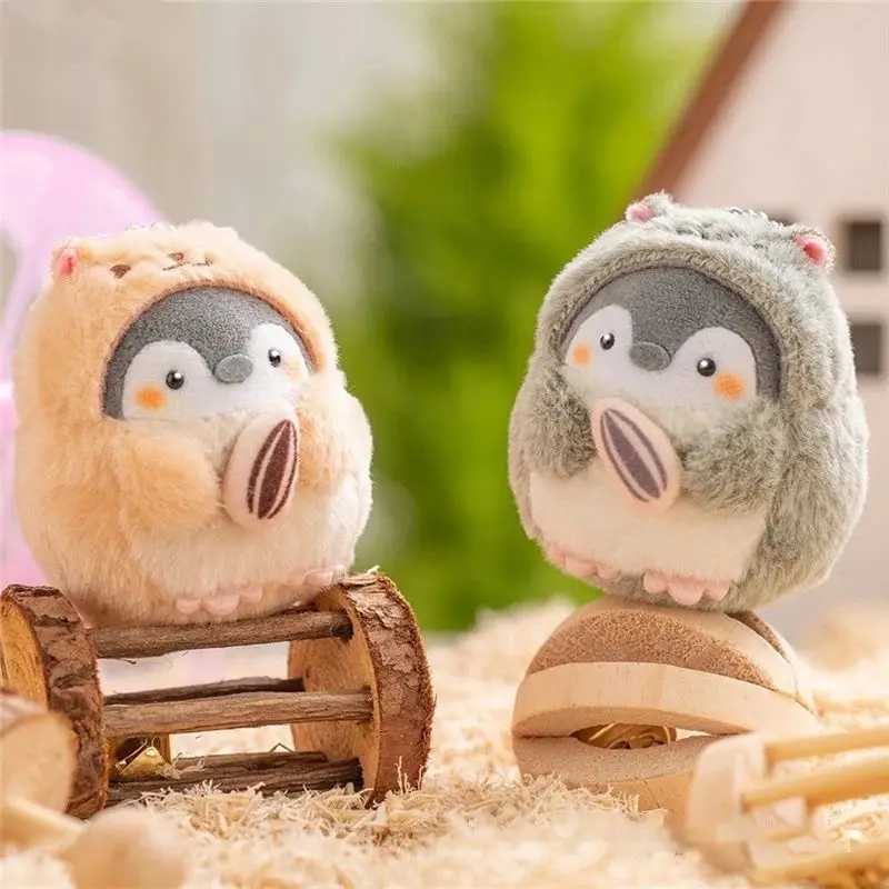 Cartoon Penguin Doll Keychains Women Cute Plush Penguin Keyring For Girls Gifts Creative Taiyaki Design Car Keychains WholesaleXJ240828