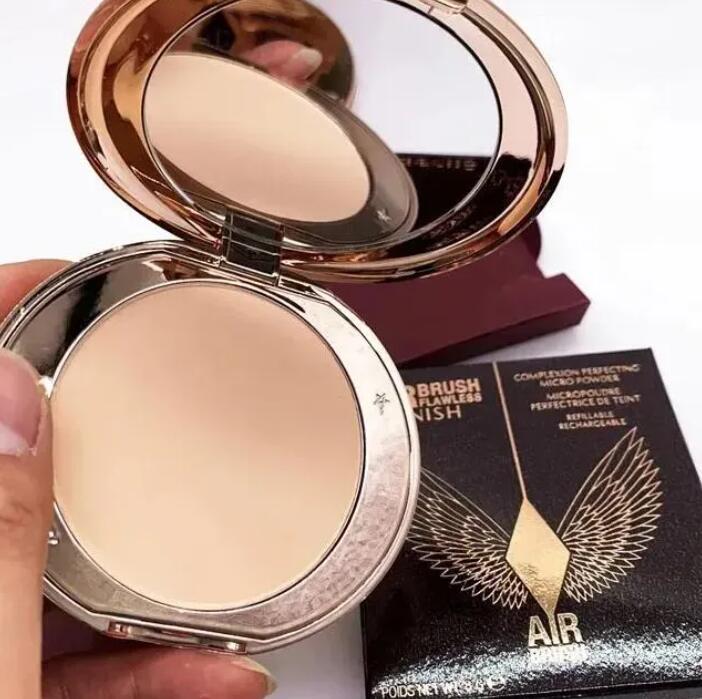 New Package Airbrush Flawless Finish Complexion perfecting Micro powder 8g FAIR & MEDIUM 2 Colors Face Makeup