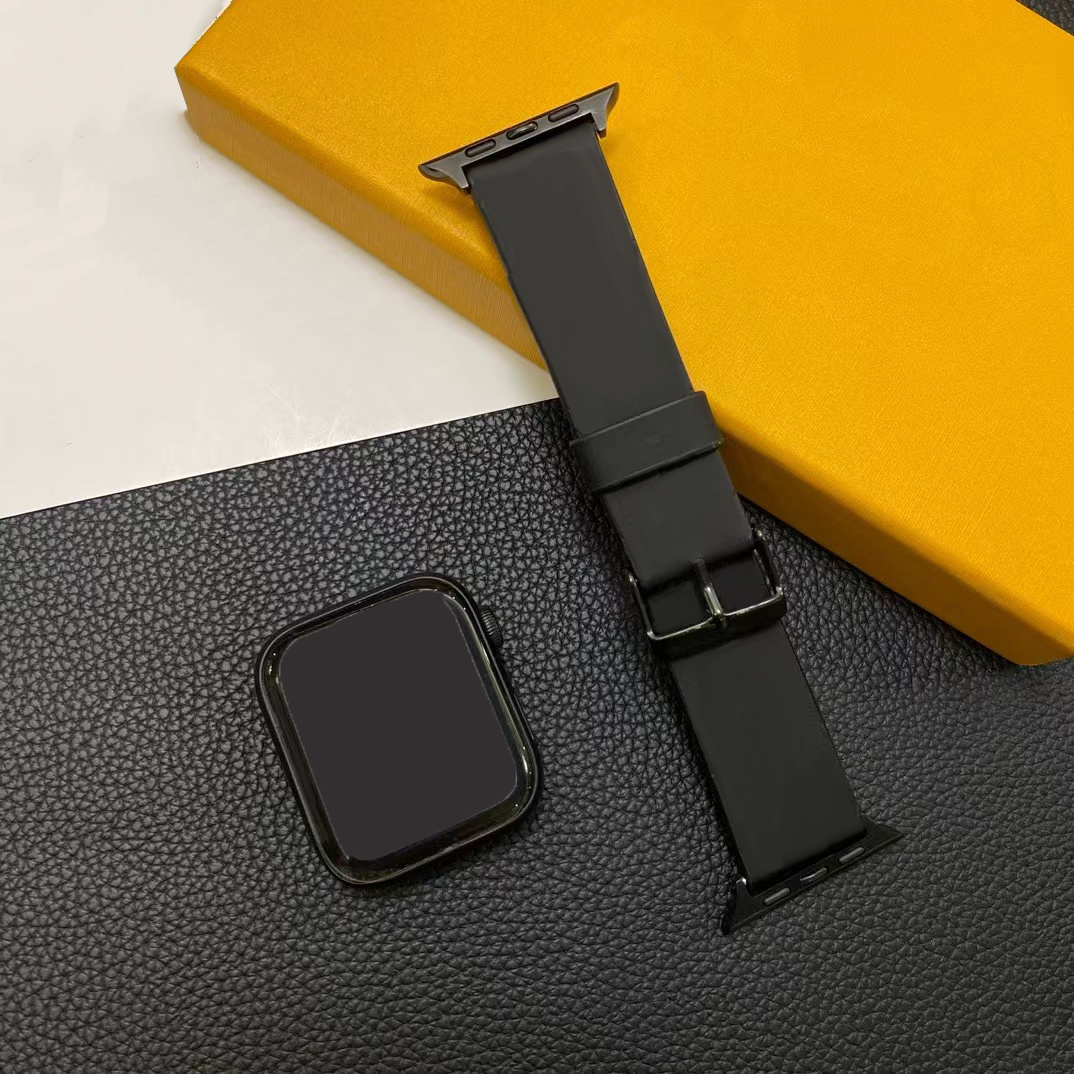 Luxury Watch Bands 9 8 7 Compatible With Ap Watch Band 40mm 41mm 42mm 44mm 45mm Designer Retro Leather Band Strap Classic Band fashion designers Watchbands
