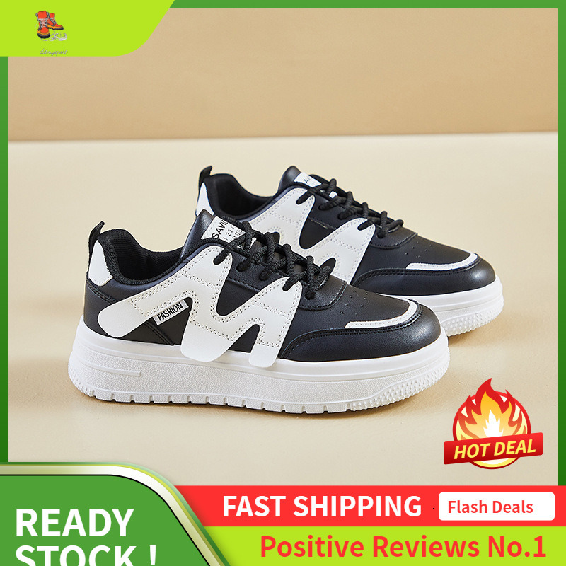 Ddmysports Autumn White New Korean Edition Ins Female Students Thick Soled Eight Increasing Sports Board Shoes Casual Street Photography P OUTDOOR
